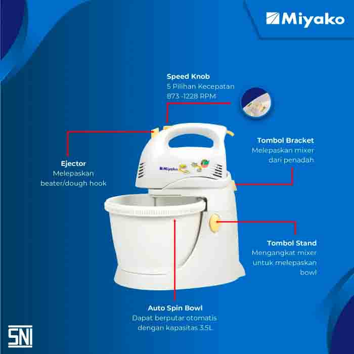 Miyako Stand Mixer - SM625